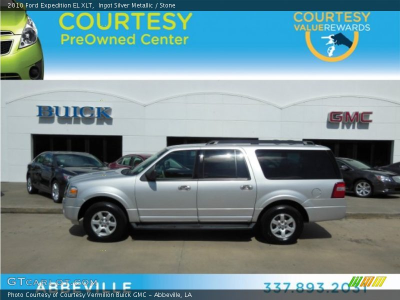 Ingot Silver Metallic / Stone 2010 Ford Expedition EL XLT