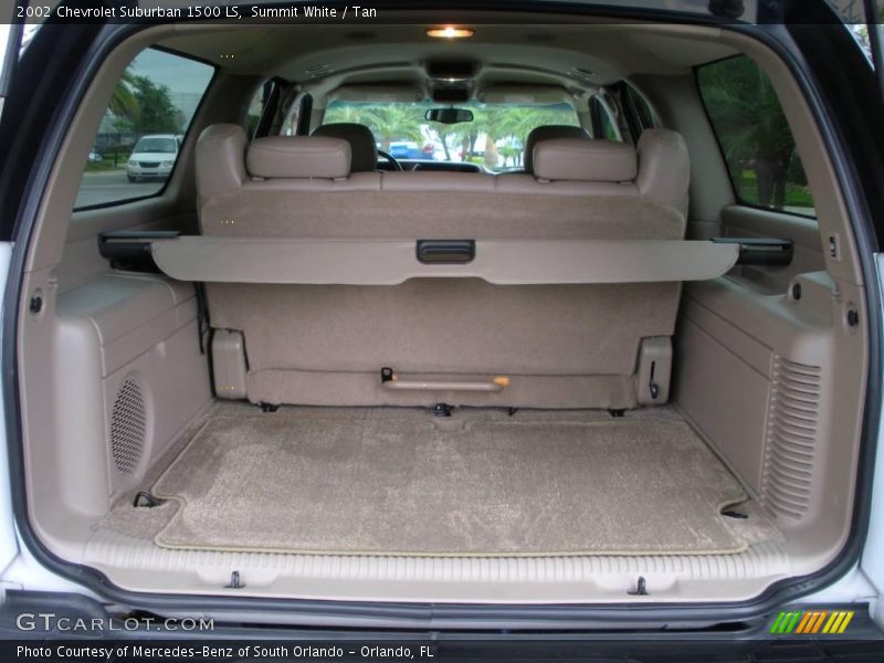 Summit White / Tan 2002 Chevrolet Suburban 1500 LS