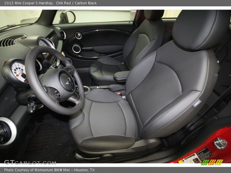 Chili Red / Carbon Black 2013 Mini Cooper S Hardtop