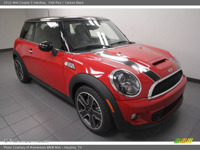 Chili Red / Carbon Black 2013 Mini Cooper S Hardtop