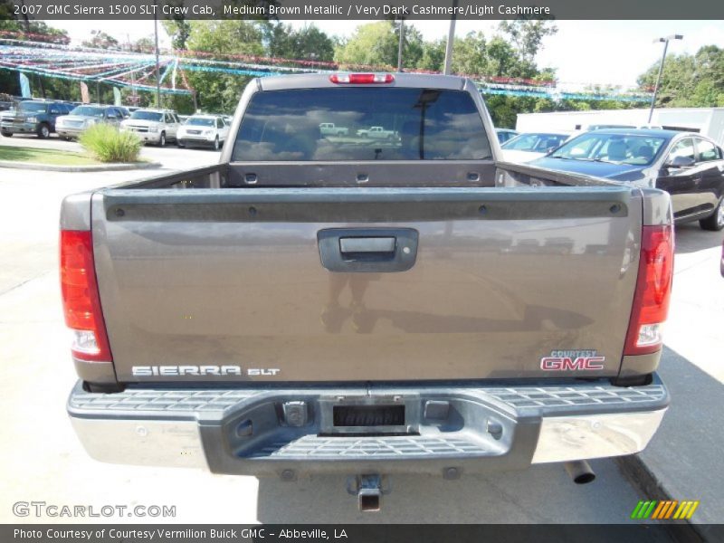 Medium Brown Metallic / Very Dark Cashmere/Light Cashmere 2007 GMC Sierra 1500 SLT Crew Cab