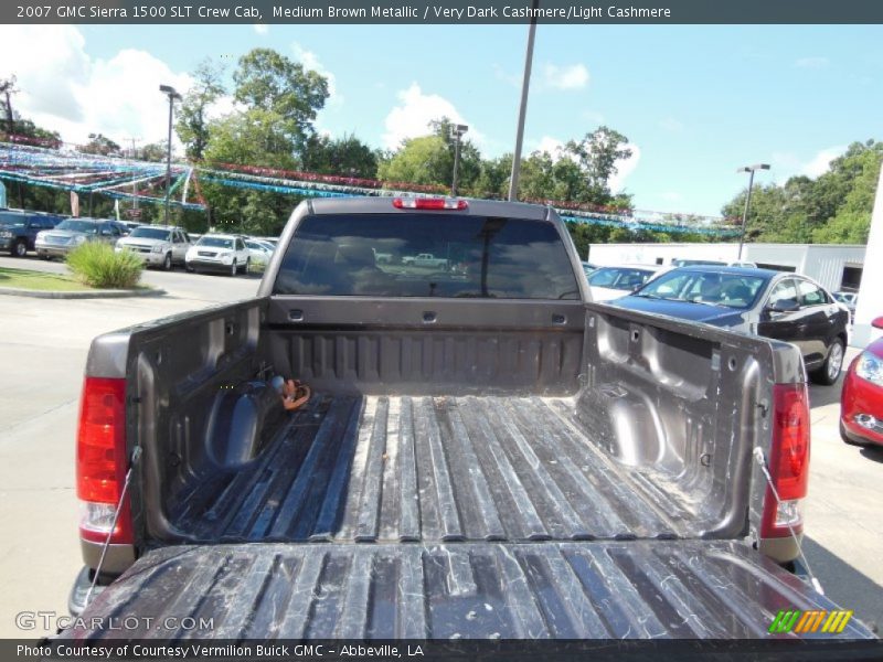 Medium Brown Metallic / Very Dark Cashmere/Light Cashmere 2007 GMC Sierra 1500 SLT Crew Cab