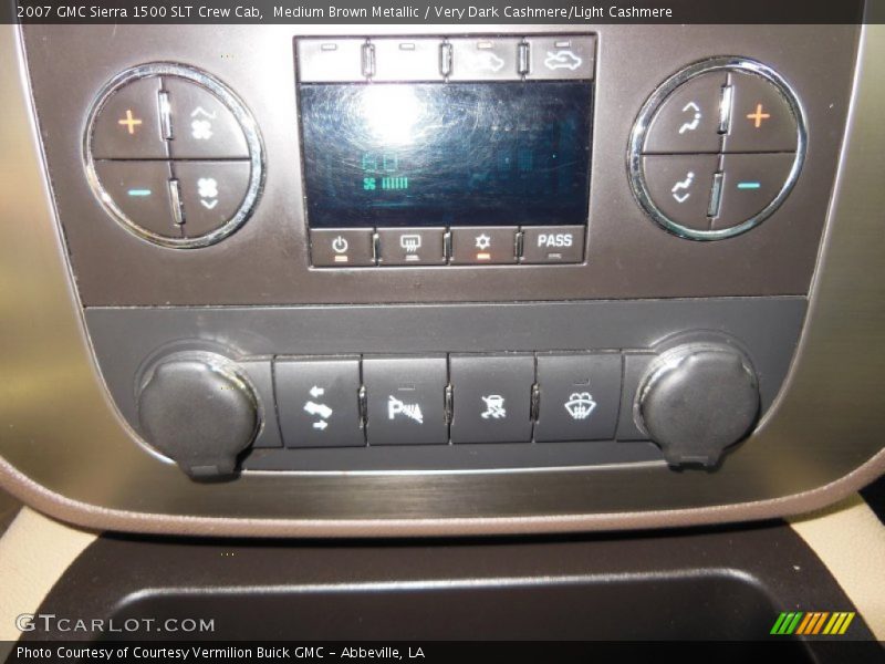 Medium Brown Metallic / Very Dark Cashmere/Light Cashmere 2007 GMC Sierra 1500 SLT Crew Cab