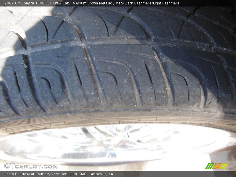 Medium Brown Metallic / Very Dark Cashmere/Light Cashmere 2007 GMC Sierra 1500 SLT Crew Cab
