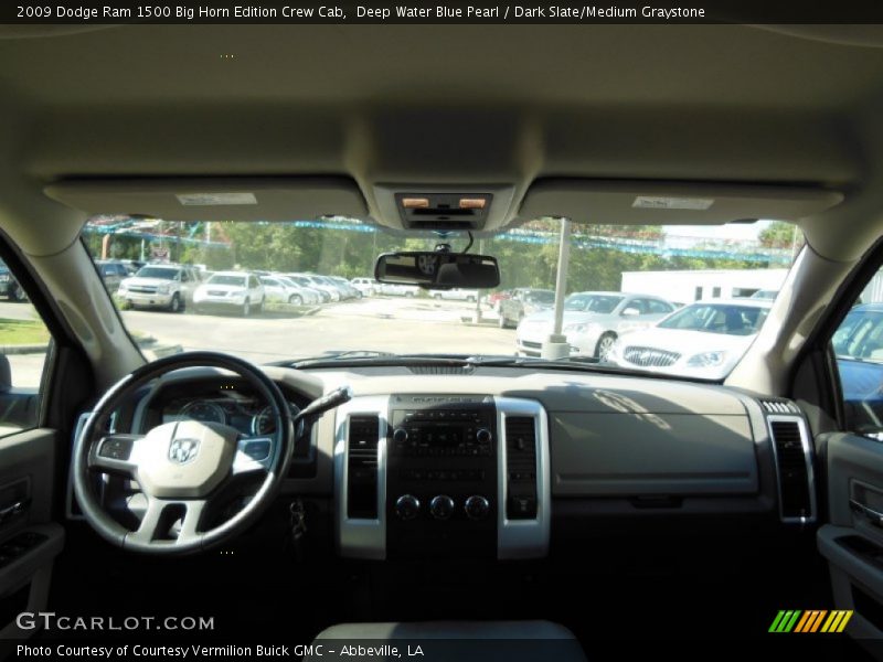 Deep Water Blue Pearl / Dark Slate/Medium Graystone 2009 Dodge Ram 1500 Big Horn Edition Crew Cab