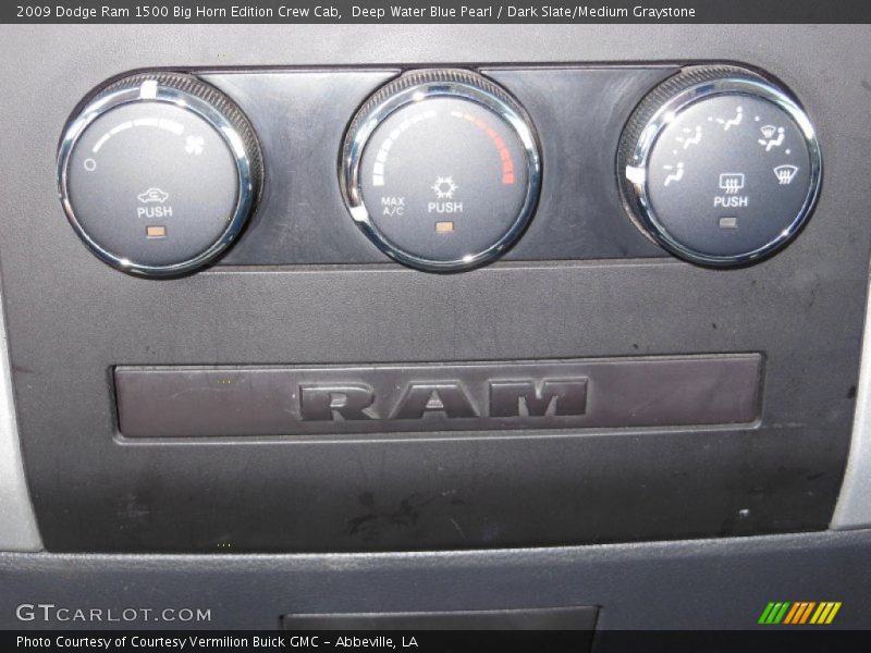 Deep Water Blue Pearl / Dark Slate/Medium Graystone 2009 Dodge Ram 1500 Big Horn Edition Crew Cab