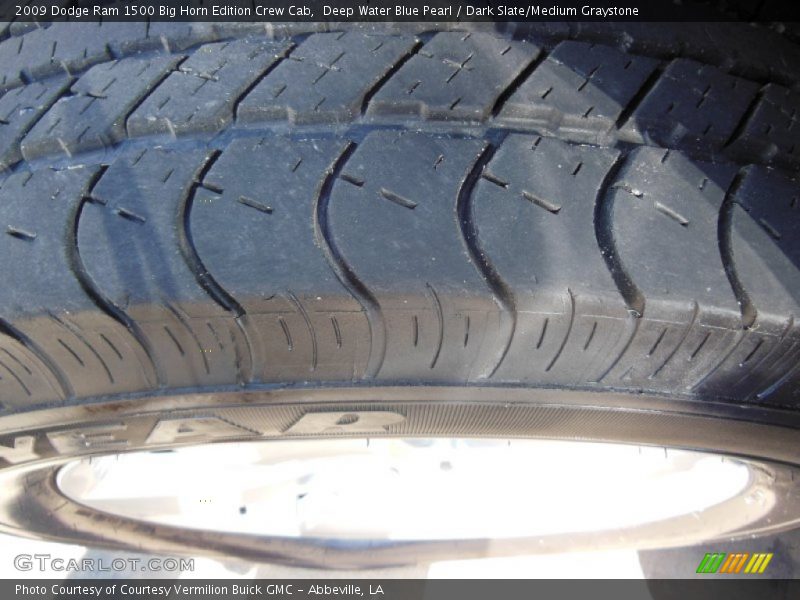 Deep Water Blue Pearl / Dark Slate/Medium Graystone 2009 Dodge Ram 1500 Big Horn Edition Crew Cab