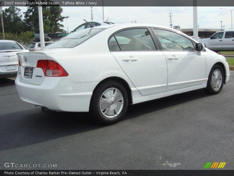 Taffeta White / Ivory 2007 Honda Civic Hybrid Sedan