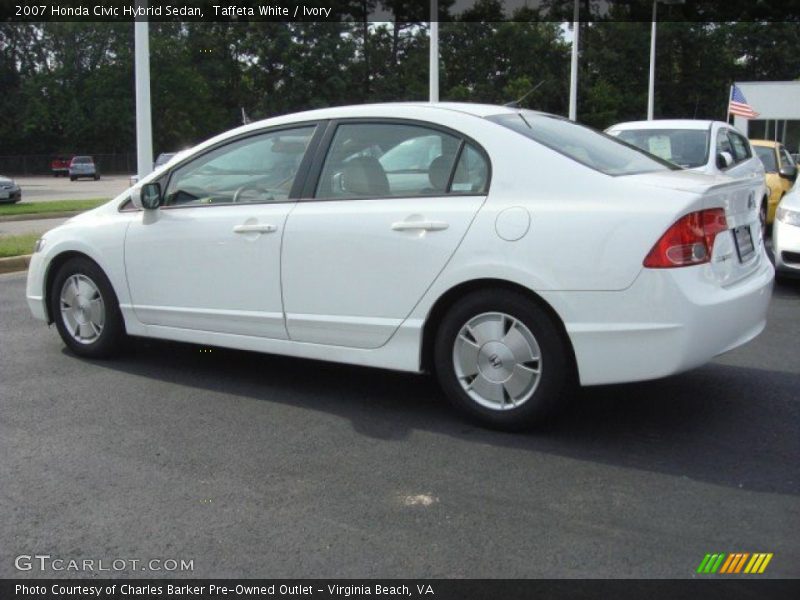 Taffeta White / Ivory 2007 Honda Civic Hybrid Sedan