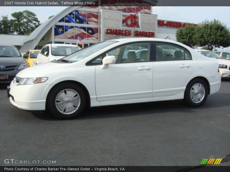 Taffeta White / Ivory 2007 Honda Civic Hybrid Sedan
