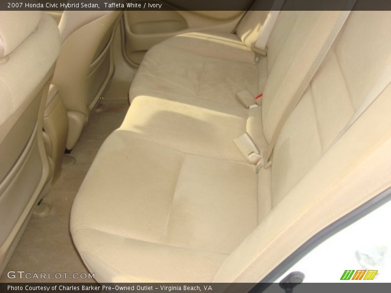 Taffeta White / Ivory 2007 Honda Civic Hybrid Sedan