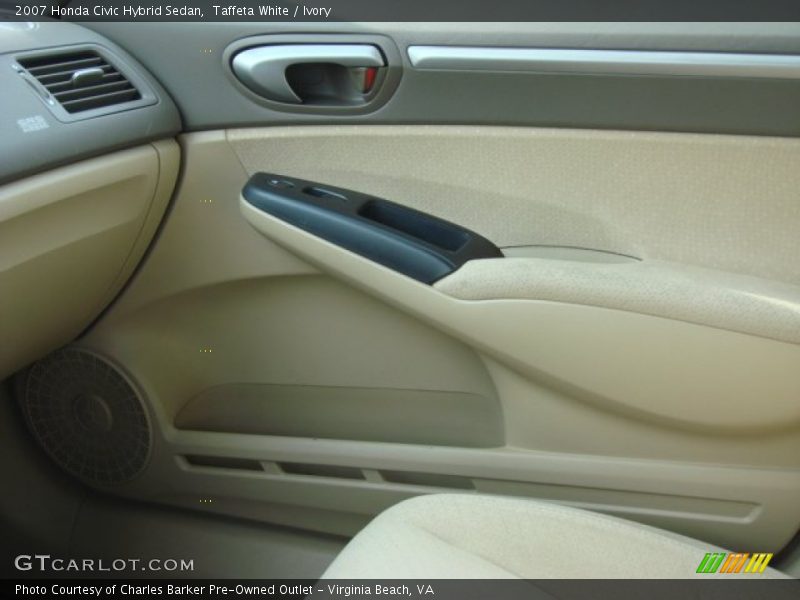 Taffeta White / Ivory 2007 Honda Civic Hybrid Sedan