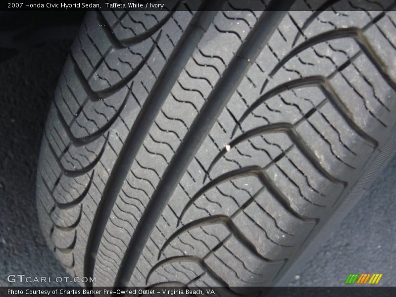 Taffeta White / Ivory 2007 Honda Civic Hybrid Sedan