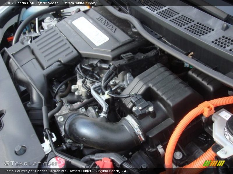 Taffeta White / Ivory 2007 Honda Civic Hybrid Sedan