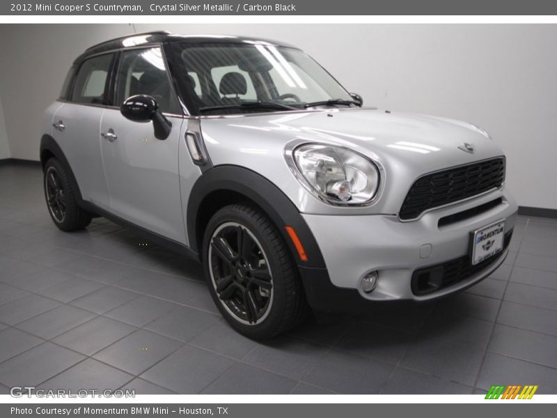 Crystal Silver Metallic / Carbon Black 2012 Mini Cooper S Countryman