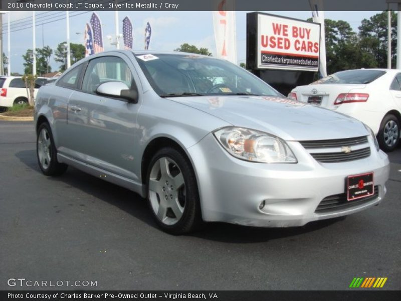 Silver Ice Metallic / Gray 2010 Chevrolet Cobalt LT Coupe