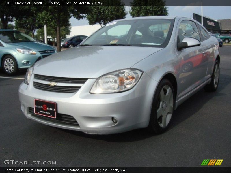 Silver Ice Metallic / Gray 2010 Chevrolet Cobalt LT Coupe