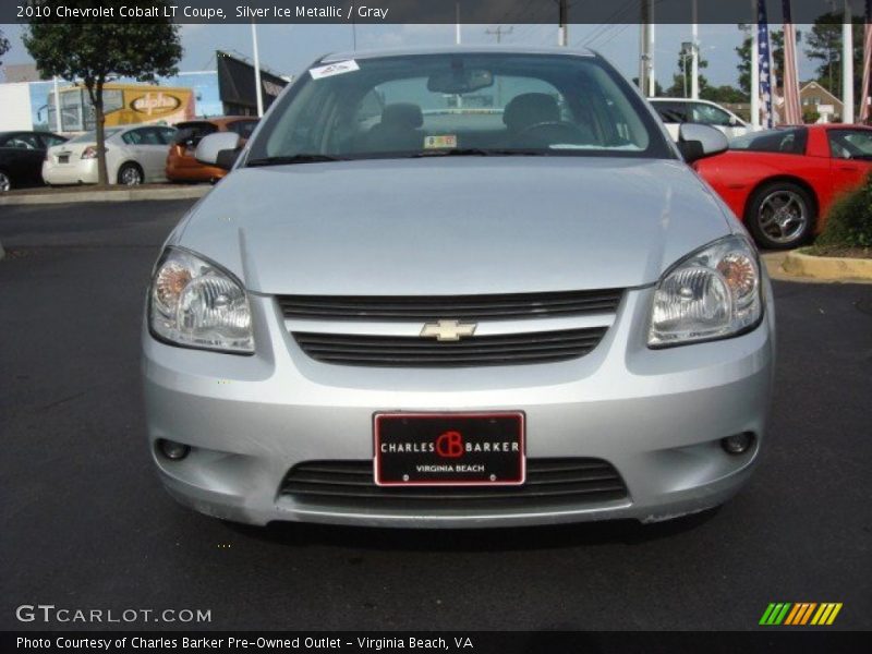 Silver Ice Metallic / Gray 2010 Chevrolet Cobalt LT Coupe