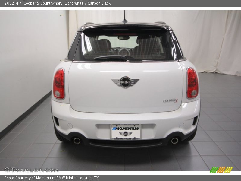 Light White / Carbon Black 2012 Mini Cooper S Countryman