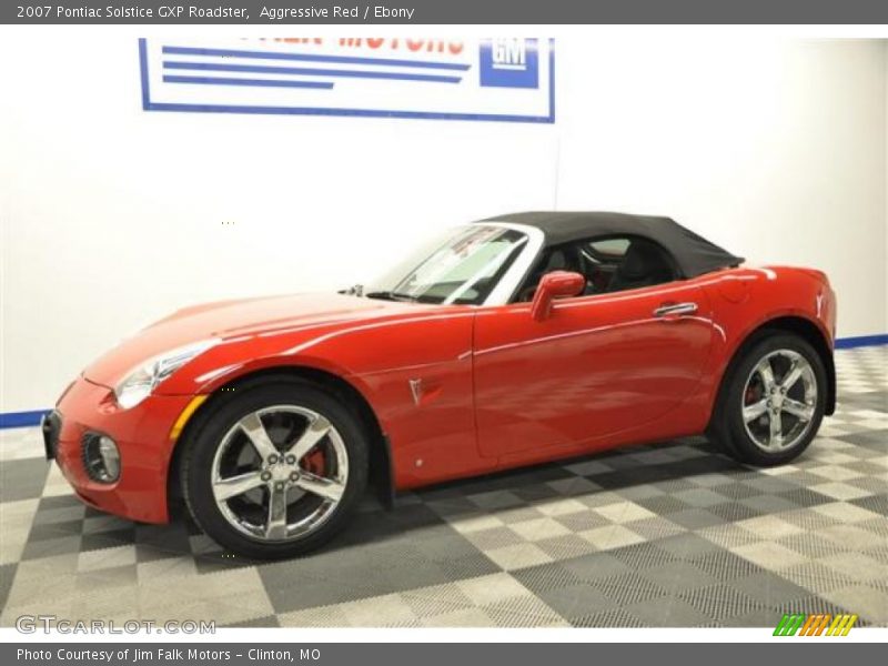 Aggressive Red / Ebony 2007 Pontiac Solstice GXP Roadster