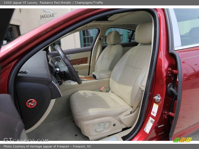 Front Seat of 2009 XF Luxury