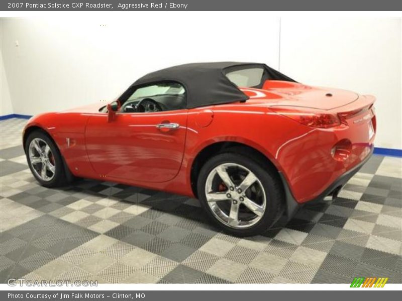 Aggressive Red / Ebony 2007 Pontiac Solstice GXP Roadster