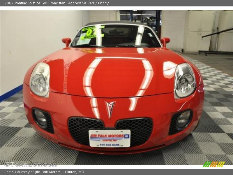 Aggressive Red / Ebony 2007 Pontiac Solstice GXP Roadster