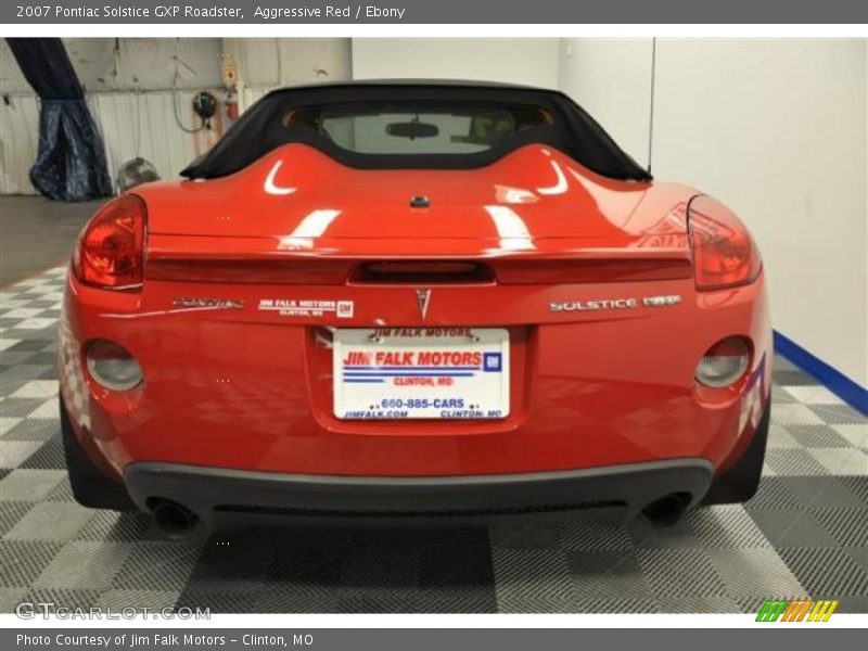 Aggressive Red / Ebony 2007 Pontiac Solstice GXP Roadster