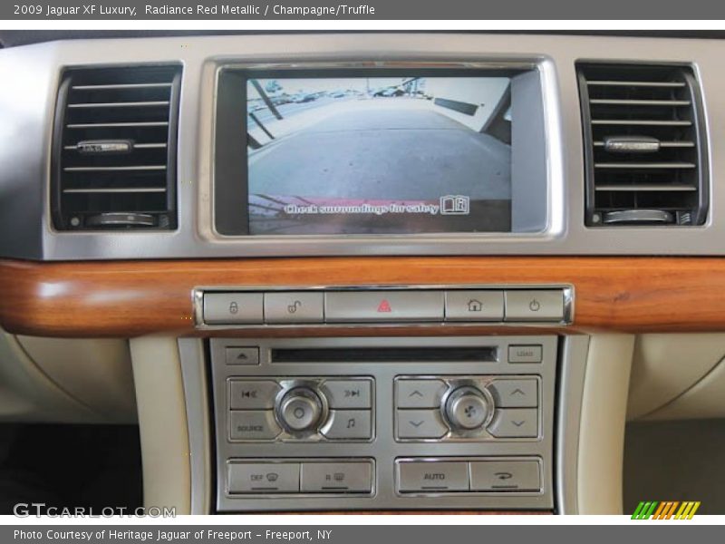 Radiance Red Metallic / Champagne/Truffle 2009 Jaguar XF Luxury