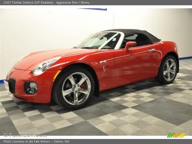 Aggressive Red / Ebony 2007 Pontiac Solstice GXP Roadster