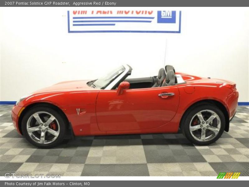 Aggressive Red / Ebony 2007 Pontiac Solstice GXP Roadster