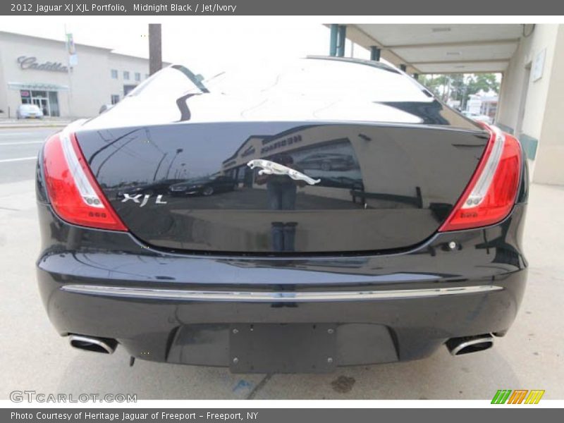 Midnight Black / Jet/Ivory 2012 Jaguar XJ XJL Portfolio