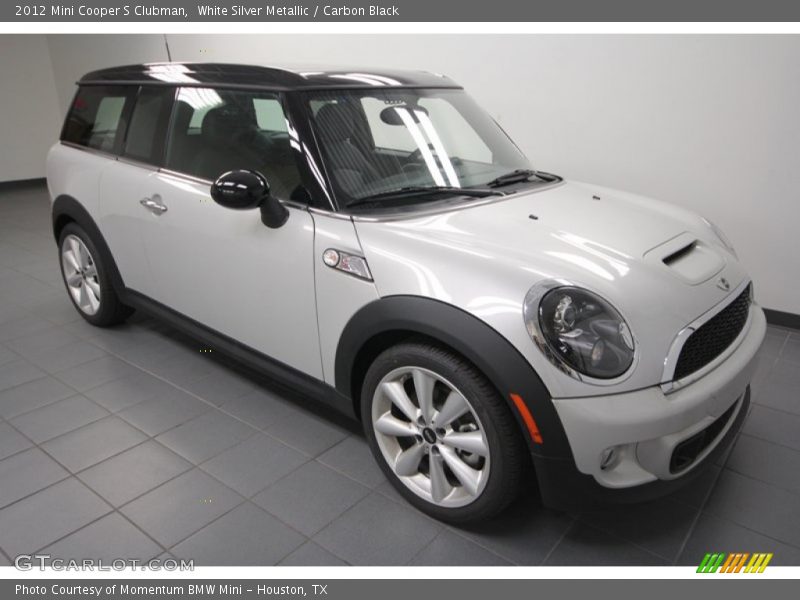 White Silver Metallic / Carbon Black 2012 Mini Cooper S Clubman