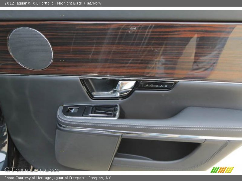 Midnight Black / Jet/Ivory 2012 Jaguar XJ XJL Portfolio