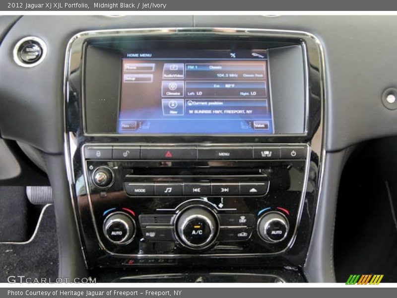 Midnight Black / Jet/Ivory 2012 Jaguar XJ XJL Portfolio