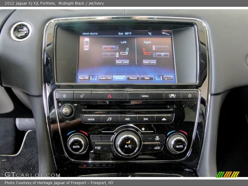 Midnight Black / Jet/Ivory 2012 Jaguar XJ XJL Portfolio