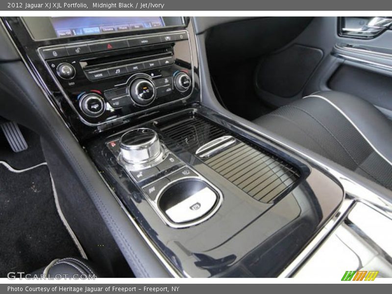 Midnight Black / Jet/Ivory 2012 Jaguar XJ XJL Portfolio