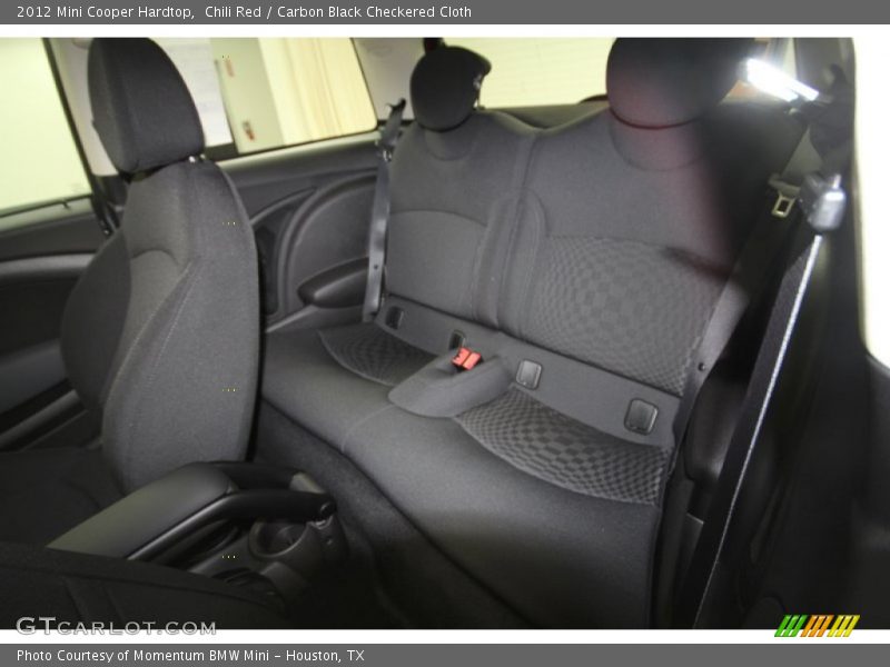 Chili Red / Carbon Black Checkered Cloth 2012 Mini Cooper Hardtop