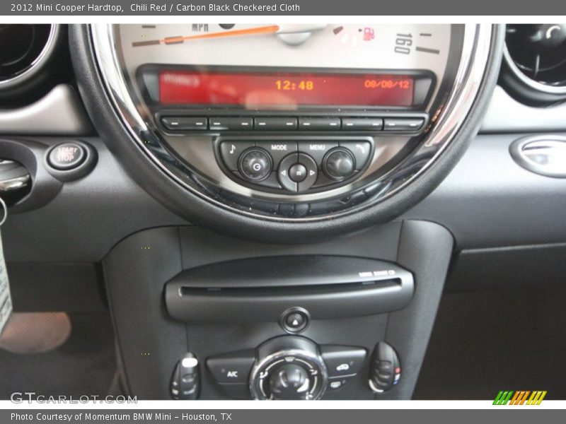 Chili Red / Carbon Black Checkered Cloth 2012 Mini Cooper Hardtop