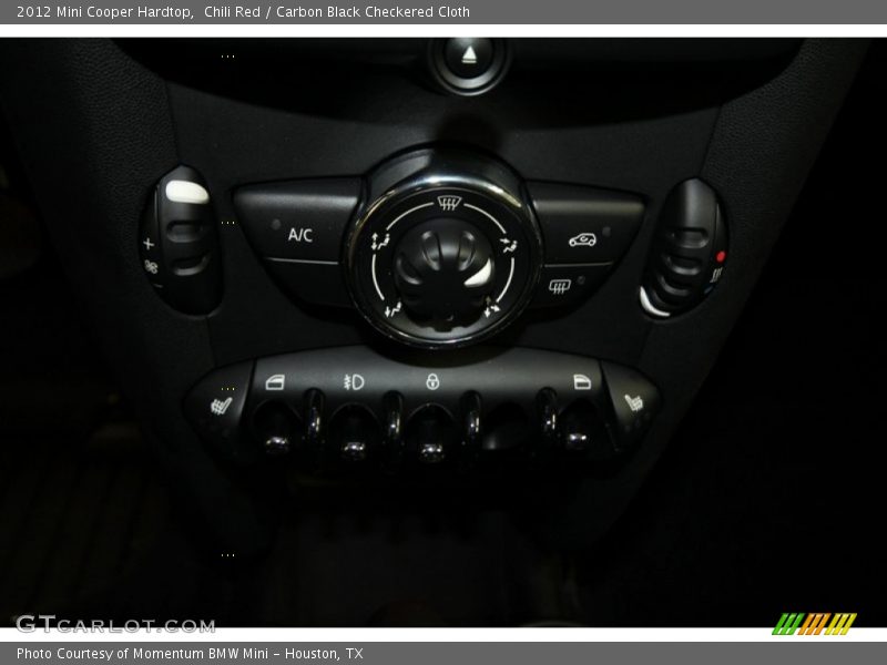 Chili Red / Carbon Black Checkered Cloth 2012 Mini Cooper Hardtop