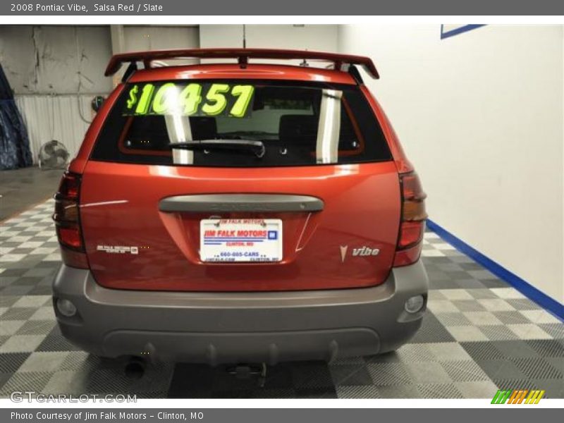 Salsa Red / Slate 2008 Pontiac Vibe