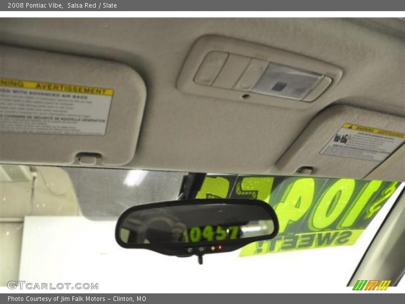 Salsa Red / Slate 2008 Pontiac Vibe