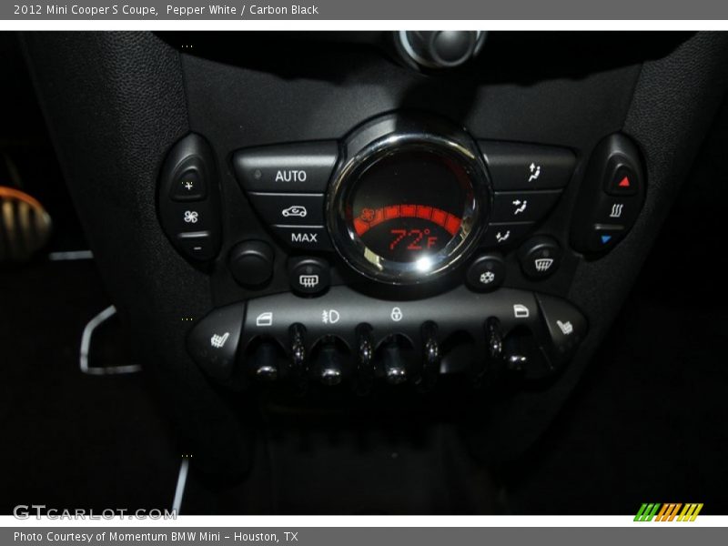 Pepper White / Carbon Black 2012 Mini Cooper S Coupe