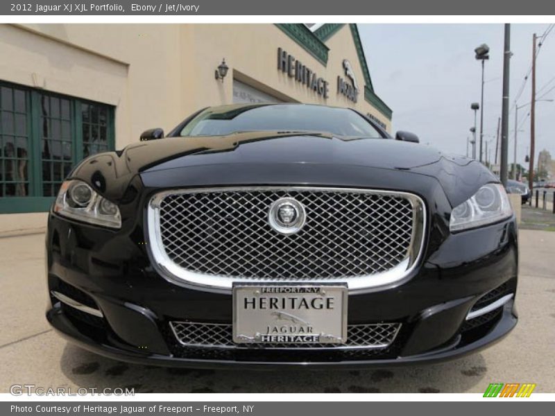 Ebony / Jet/Ivory 2012 Jaguar XJ XJL Portfolio