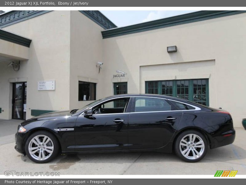 Ebony / Jet/Ivory 2012 Jaguar XJ XJL Portfolio