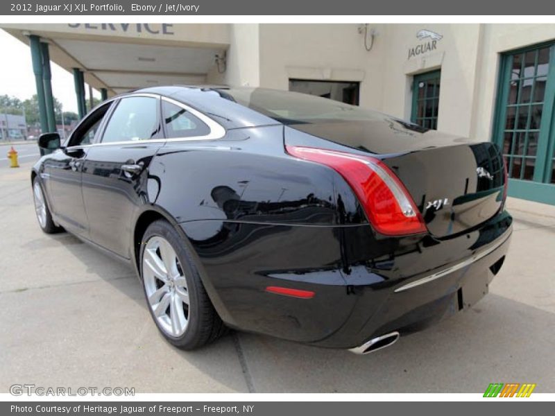 Ebony / Jet/Ivory 2012 Jaguar XJ XJL Portfolio