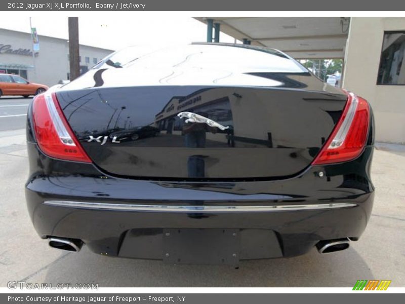 Ebony / Jet/Ivory 2012 Jaguar XJ XJL Portfolio