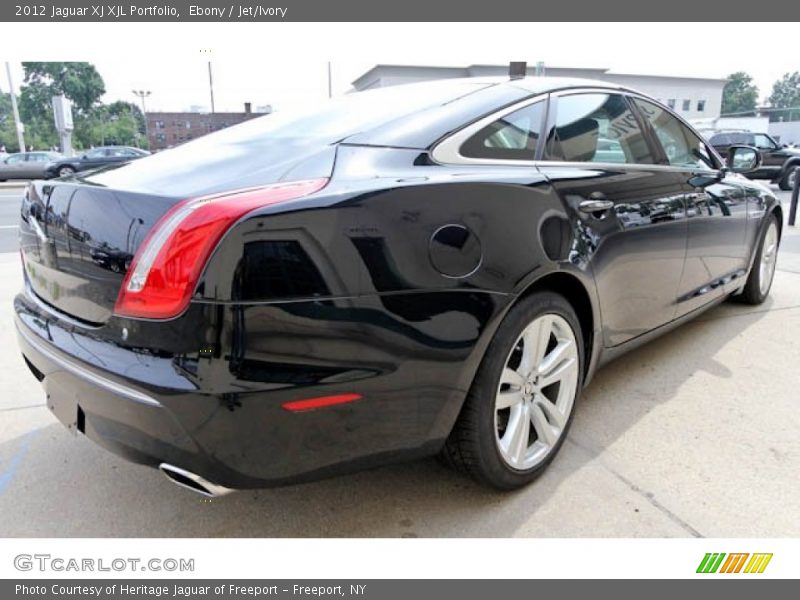 Ebony / Jet/Ivory 2012 Jaguar XJ XJL Portfolio