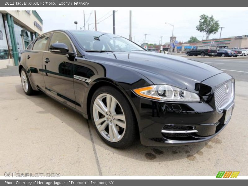 Ebony / Jet/Ivory 2012 Jaguar XJ XJL Portfolio