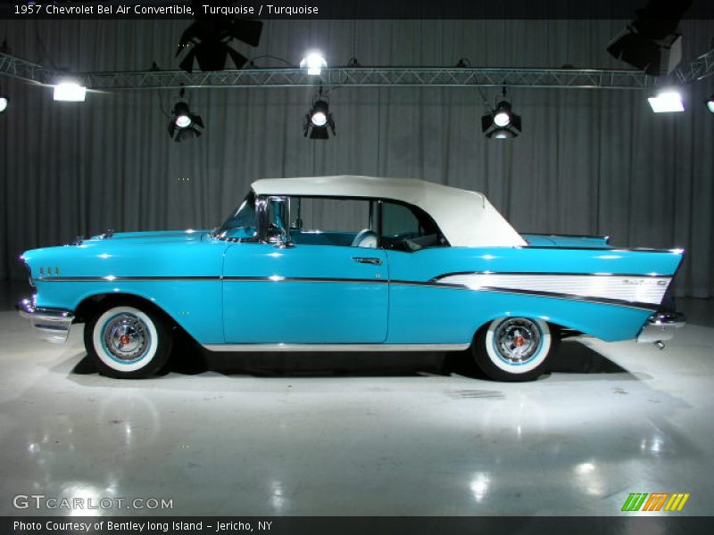Turquoise / Turquoise 1957 Chevrolet Bel Air Convertible